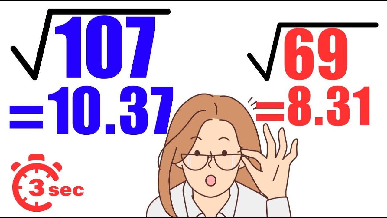 Find the Square Root in 3 Seconds – Genius Mental Math Hack!
