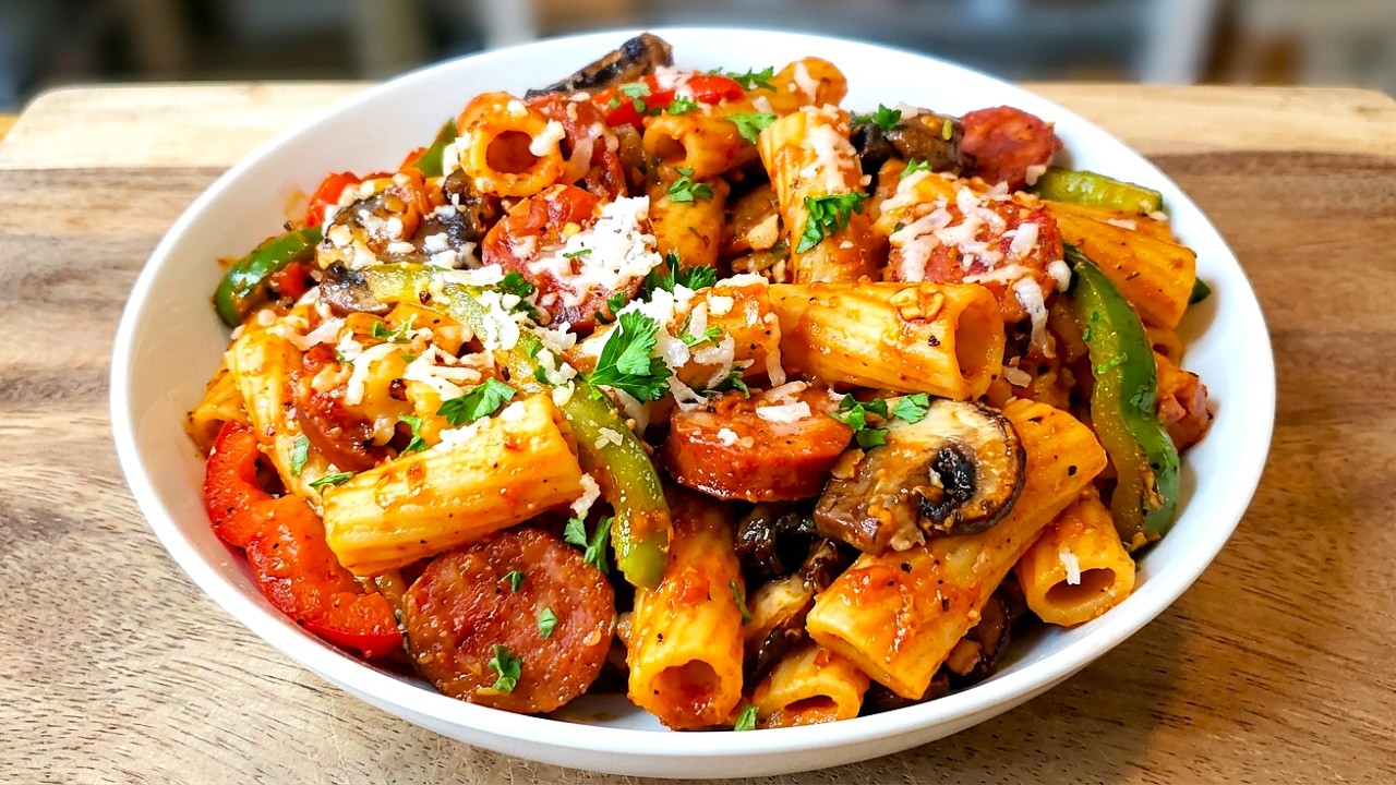 Chorizo Penne Pasta | ANYONE Can Make This | Track Me Down