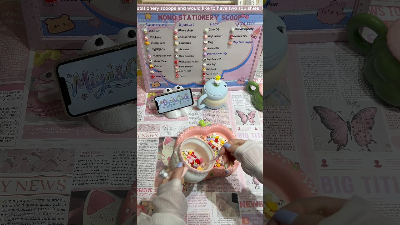 Packing Eight scoops order! Part one❤️ #luckyscoop #kawaii #giftideas #stationery #gift #squishy