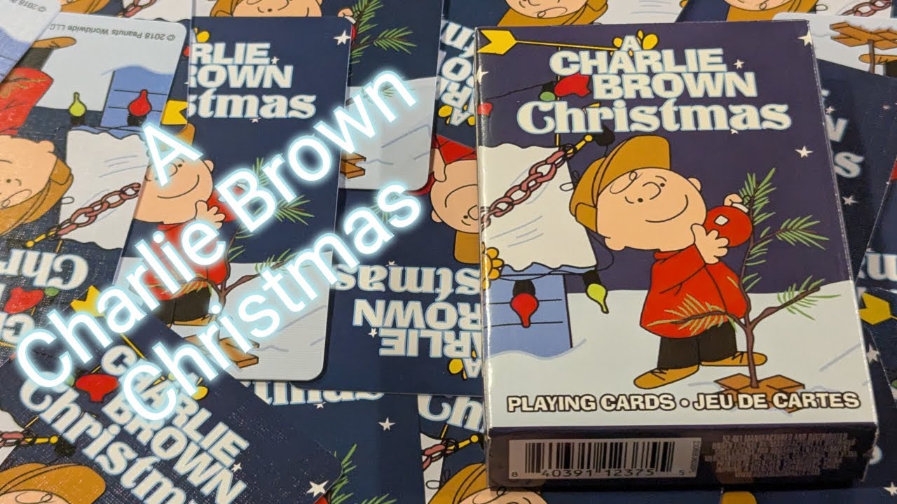 Daily deck review day 505 - A Charlie Brown Christmas playing cards