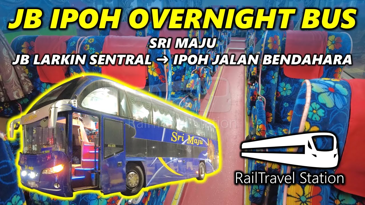 SRI MAJU JB TO IPOH CITY CENTRE! 🇲🇾🚌 Sri Maju JB Larkin Sentral → Ipoh Jalan Bendahara