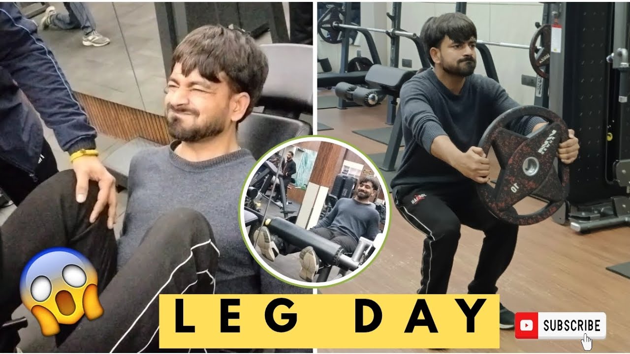 LEG DAY Almost Killed Me 🥺 | Brutal Gym Workout