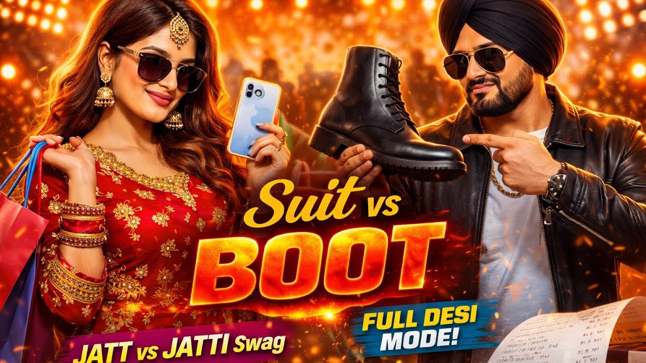 Suit vs Boot | Punjabi–Haryanvi Bhangra Song  | Jatt vs Jatti Swag | Gaana junction
