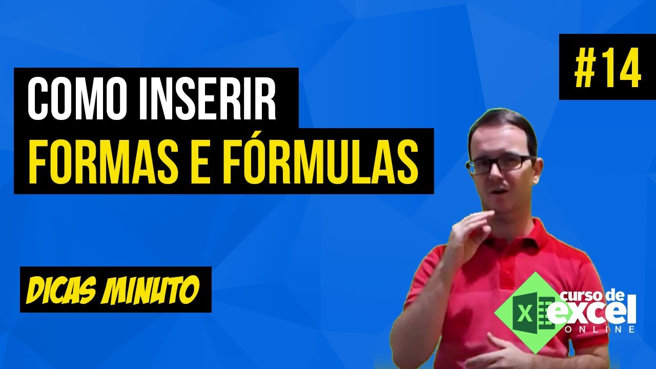 Inserir Formas e F&oacute;rmulas no Excel - Excel | Dicas Minuto