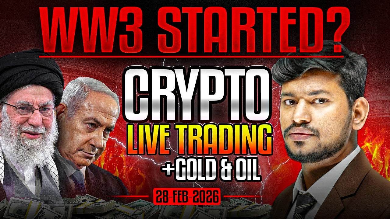 World War 3 ?  Crypto and Gold  | 28 FEB  - IITian Trader #cryptotrading