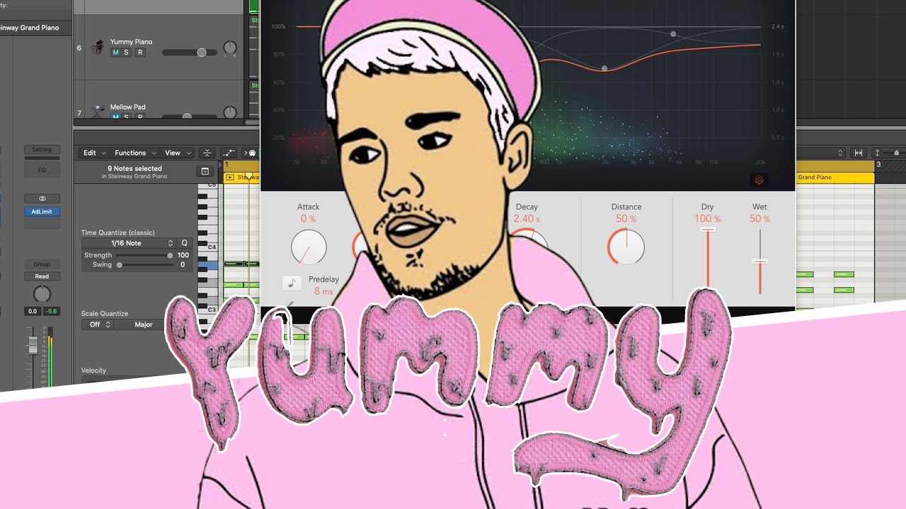Making the PIANO sound from Yummy by Justin Bieber