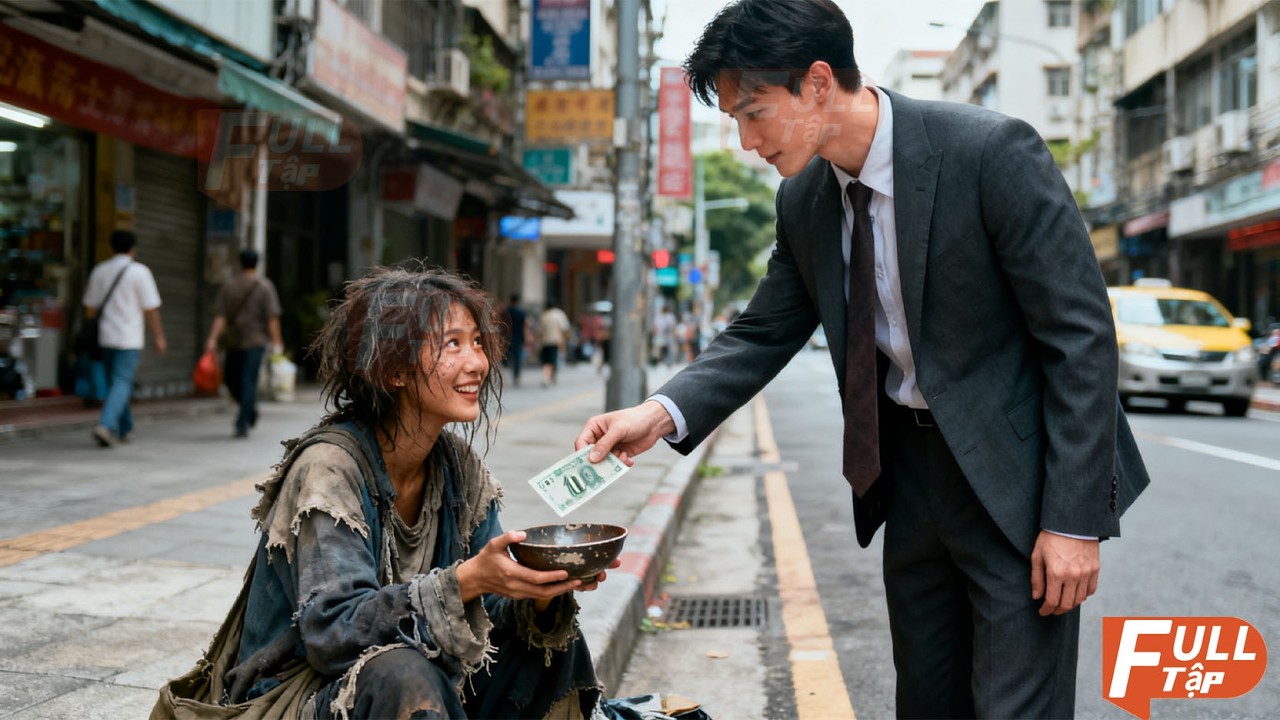 Người đàn ông giúp nữ ăn xin, bất ngờ cô là tỷ phú số 1 thế giới, tặng anh 500 triệu trả ơn.