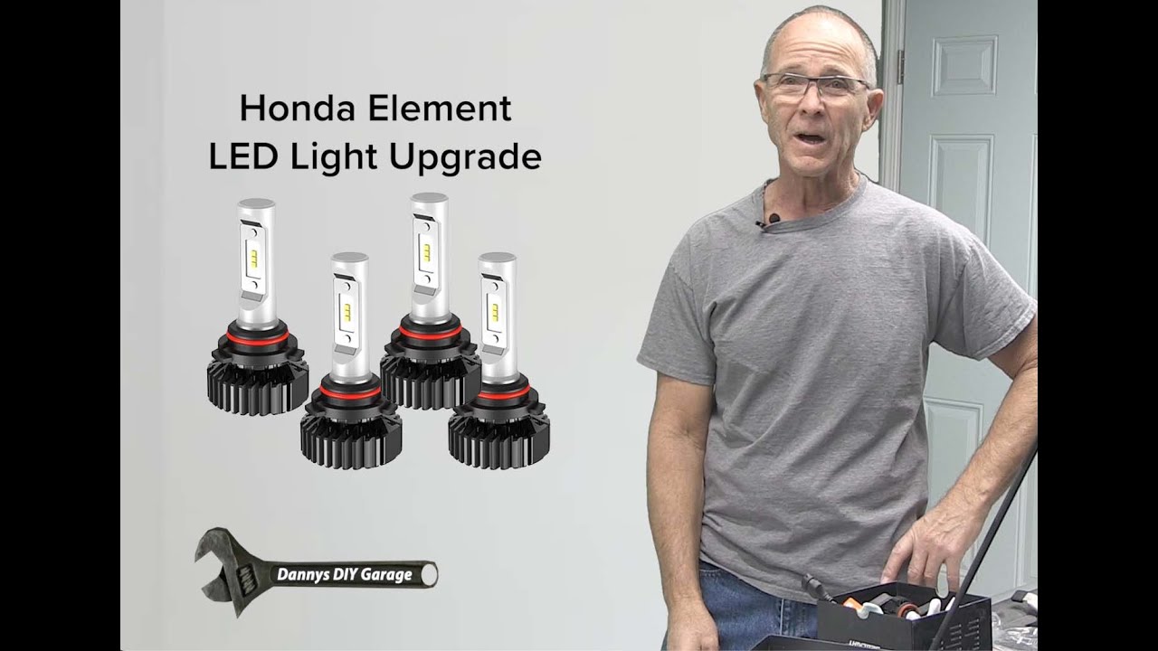 Модернизация светодиодных фар для ночного вождения Honda Element