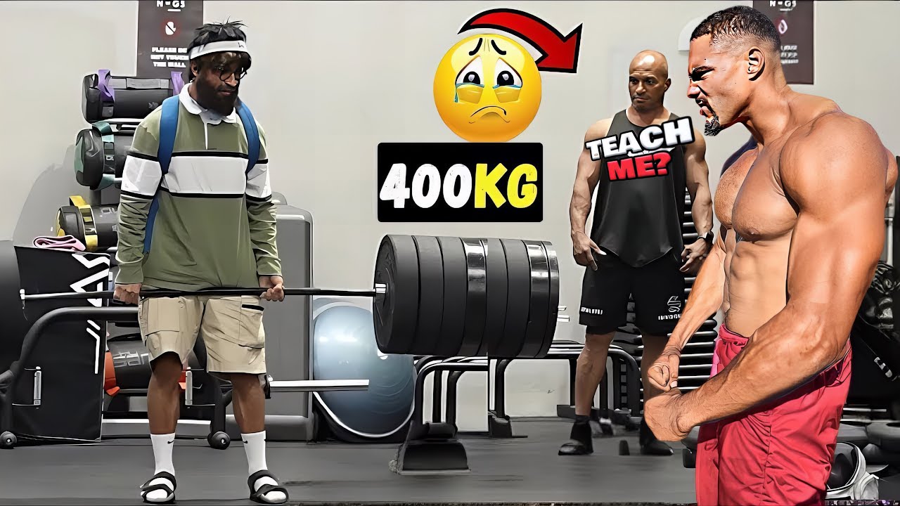Anatoly Takes on a Bodybuilders 400 Kg Deadlift Gym Prank Gone Wrong! 💪 EP_3