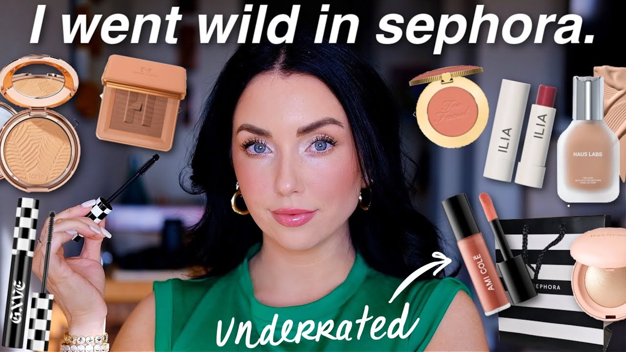 trying NEW SEPHORA makeup so you don't have to! HITS & MISSES...