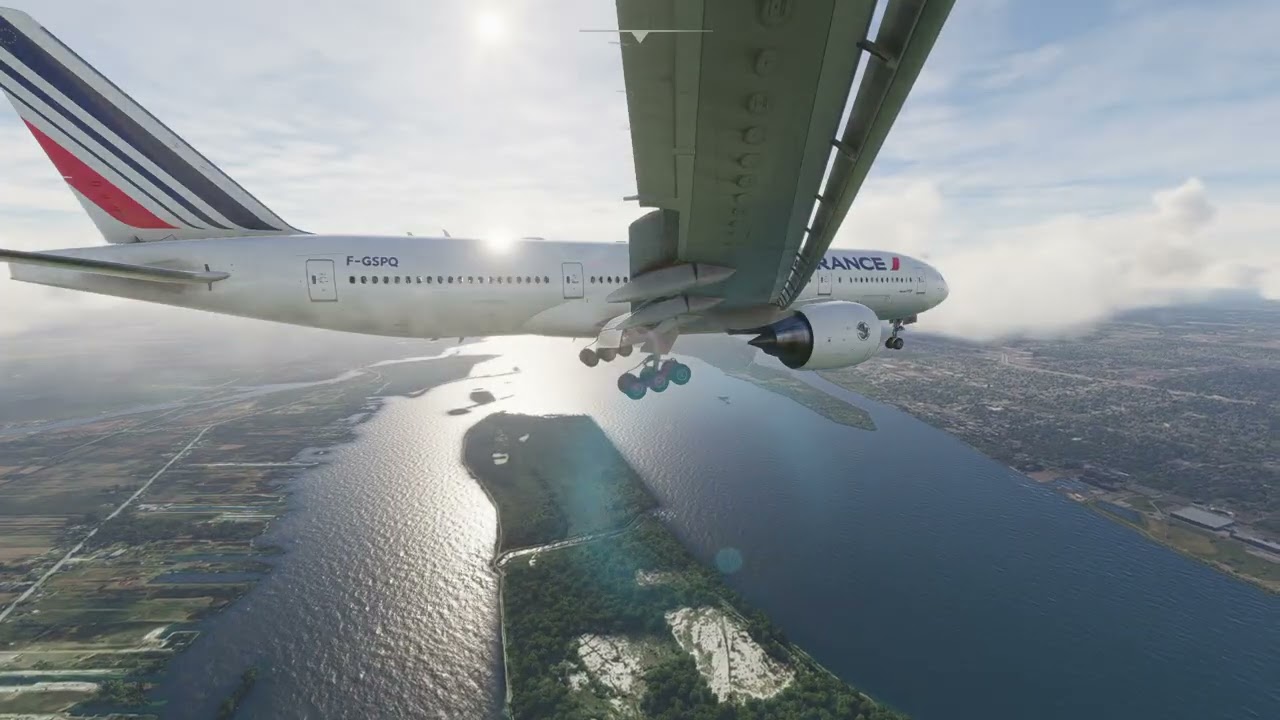 ВЕЛИКОЛЕПНО! Плавная посадка Air France в Детройтском международном аэропорту