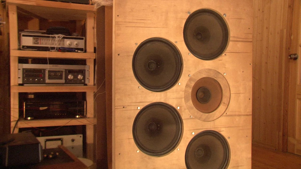 Open Baffle with Beag HX 301, Dual CV 40