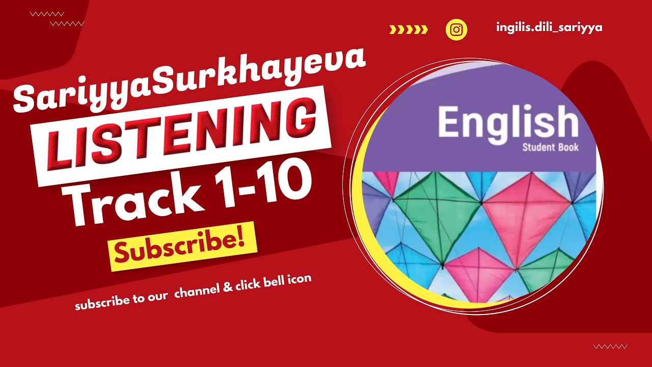 10-cu sinif yeni ingilis dili dərslik dinləmələr.Track 1-10 .#ingilisdili #listening #track #dərslik