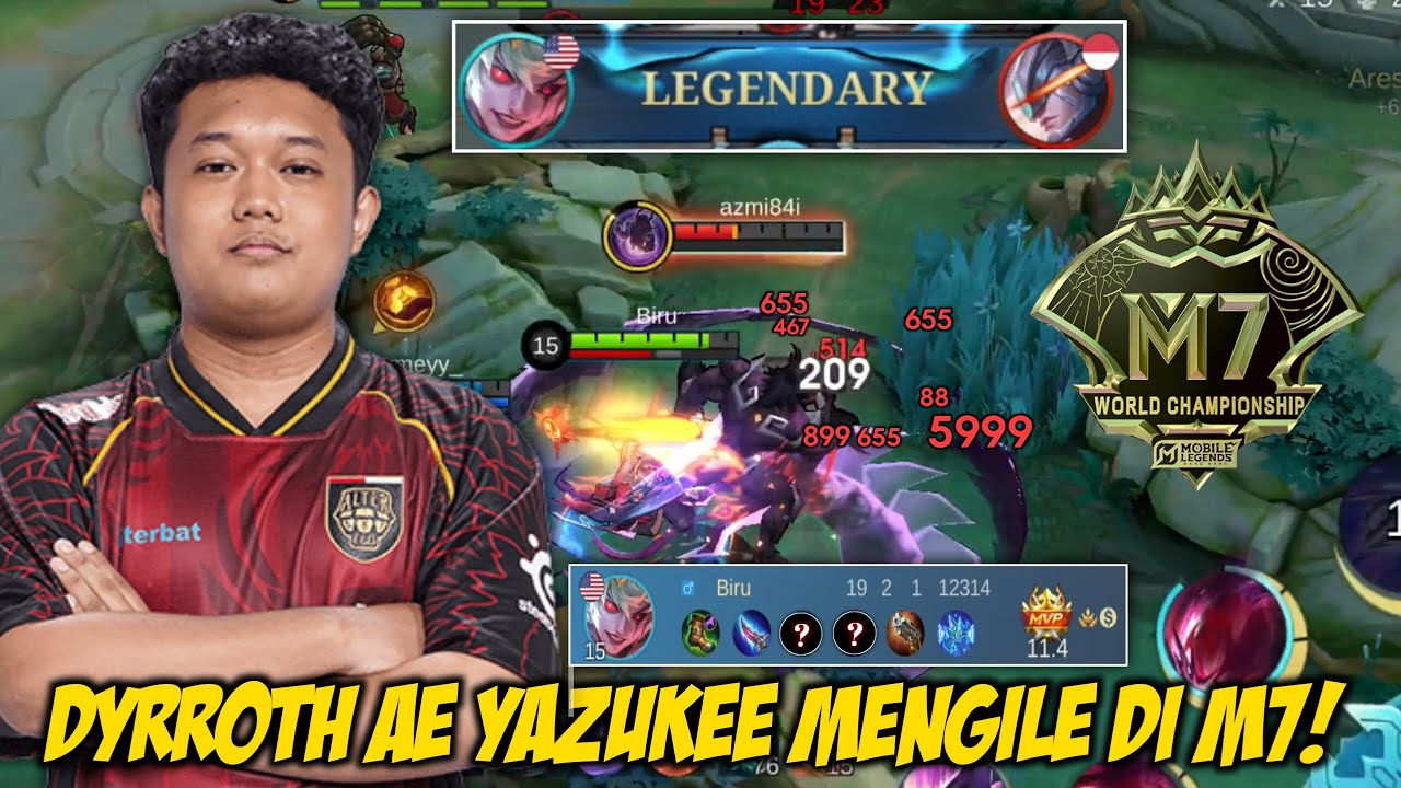 DYRROTH YAZUKEE MENGILE DI M7! INI DIA BUILD DYRROTH YAZUKEE TERSAKIT | MLBB