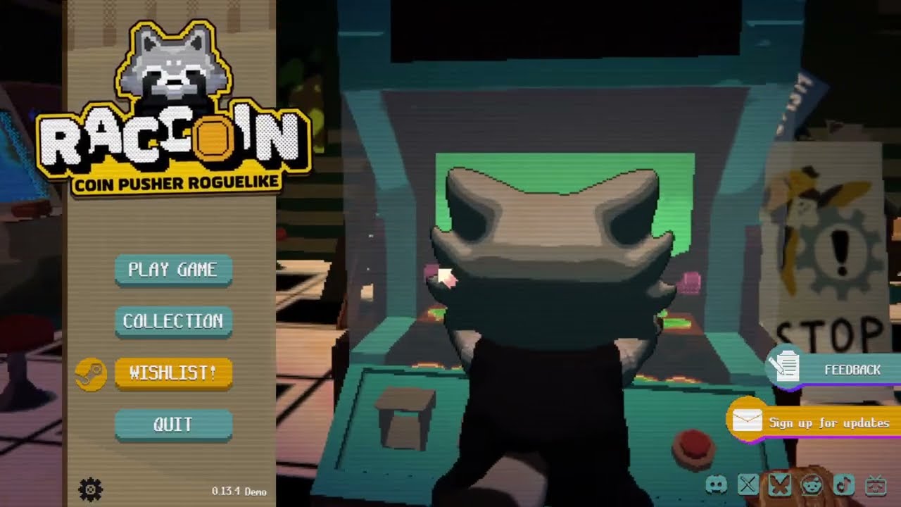 RACCOIN #DEMO: CHƠI THỬ GAME ROGUELIKE GIỐNG TRÒ ĐẨY XÈNG TRONG KHU ARCADE !!!