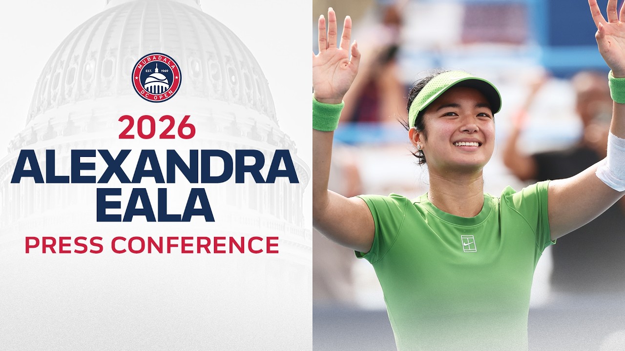 Alexandra Eala | Post Match Press Conference | Round One | 2026 Mubadala DC Open