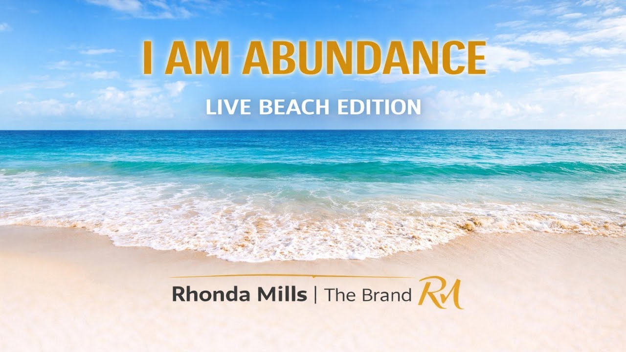 Sunset Affirmations | Abundance Is All Around Us 🌊 Live Beach Reset