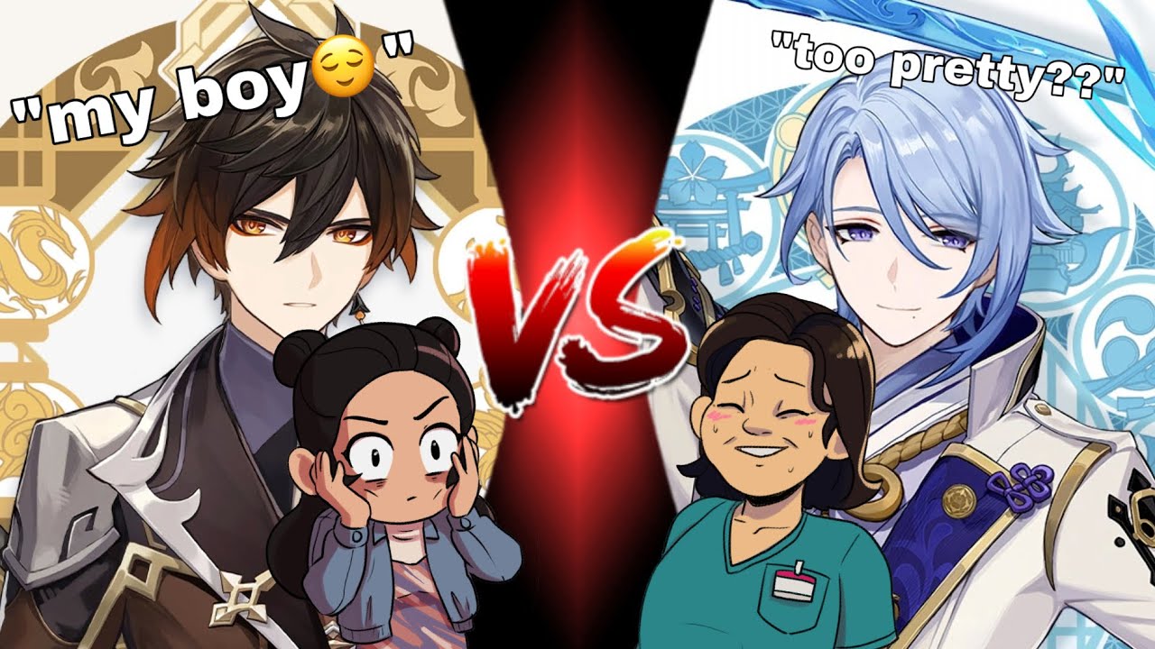 my mom chooses her genshin impact husband👰