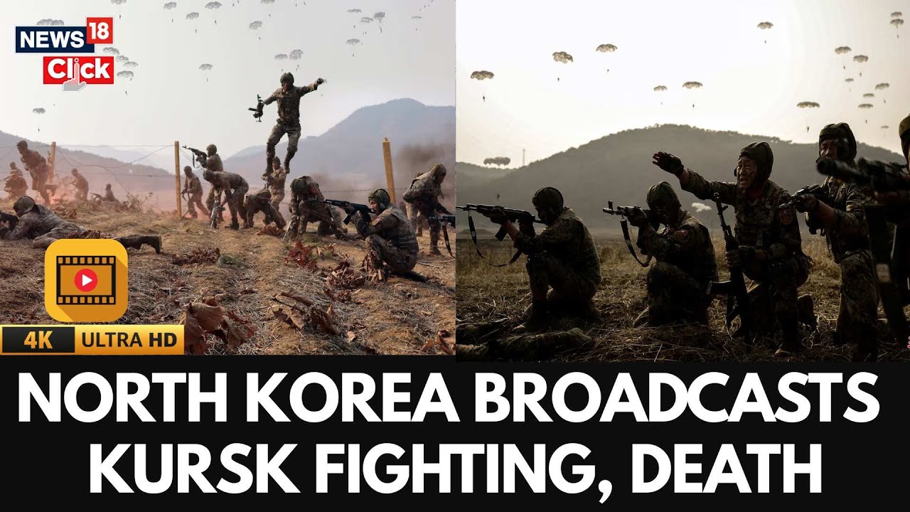 North Korean TV Airs Extensive Footage Of Troops Fighting Ukraine War | Kim Jong Un | 4K | N18G