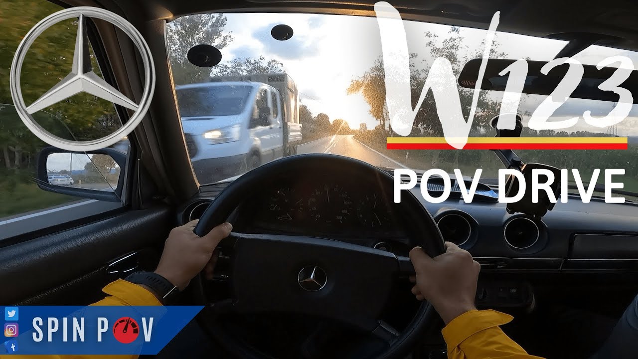 1979 MERCEDES-BENZ 230.4 (W123) - POV Test Drive