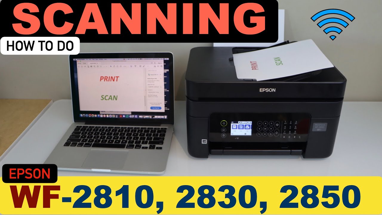 Epson WorkForce WF-2850 Scanning Multiple Pages with ADF !
