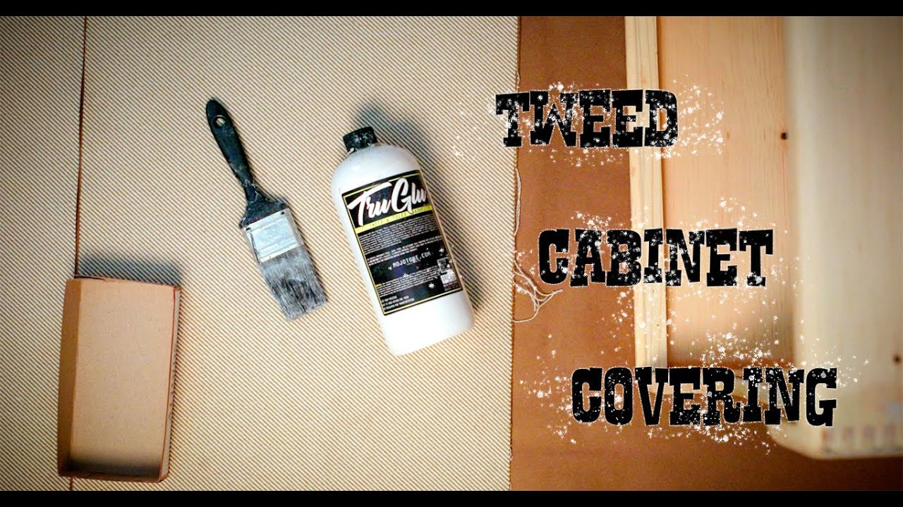 Cabinet Covering Tweed Guitar Amp - How to Glue Tolex or Tweed