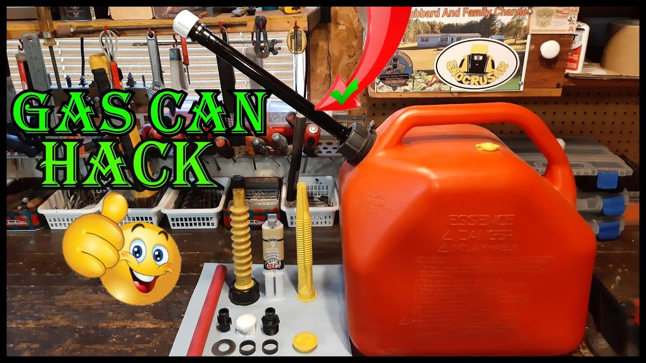 Homemade Fuel Can Nozzle Using Pex Plumbing Parts