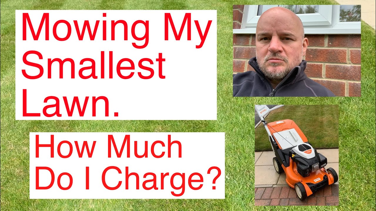Mowing My Smallest Lawn. How Much Do I Charge? #gardening #garden #lawns