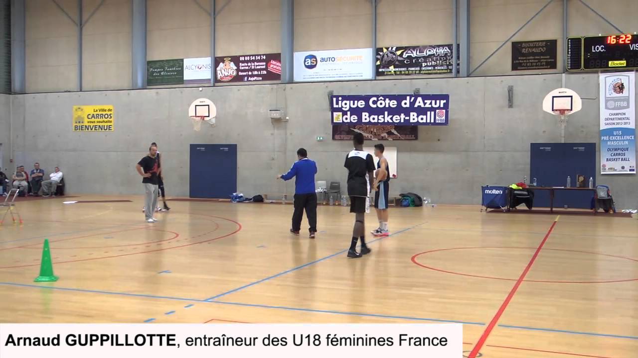 CLINIC BASKET DES ENTRAÎNEURS DE LA CÔTE D'AZUR 2015 -  Arnaud GUPPILLOTTE