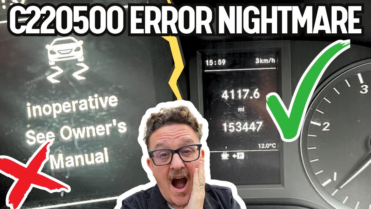 HOW I FIXED C220500 – MERCEDES STEERING ANGLE SENSOR NIGHTMARE