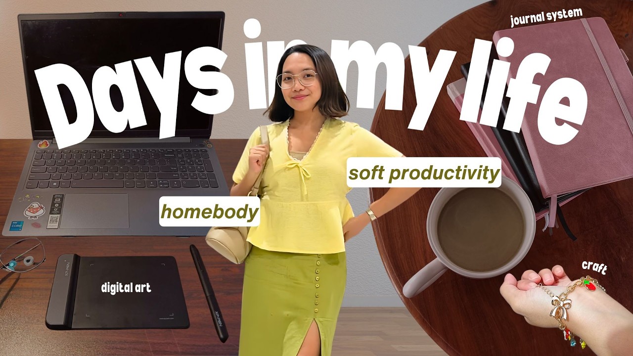 days in a soft life | crafts, digital art, and my journaling system for 2026