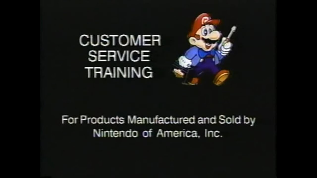 Nintendo Internal Training Video From 1991 - Vintage and Retro NES Footage!