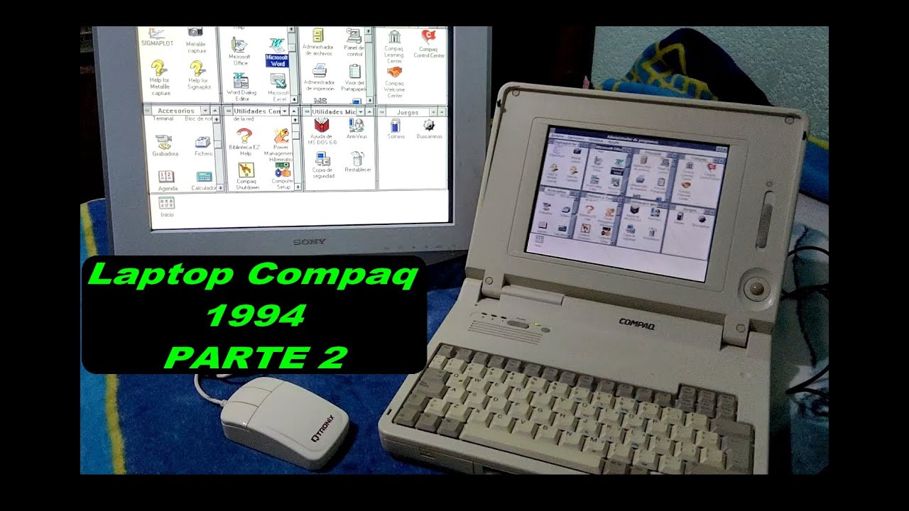 Laptop Retro Compaq  Elite 4/40CX (Parte 2)
