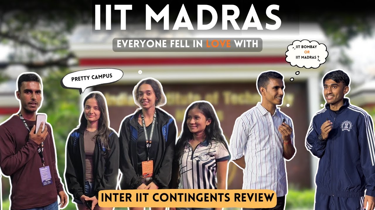 How Other Inter IIT Contingents Reacted to IIT Madras Campus 😍 | Honest Reviews!