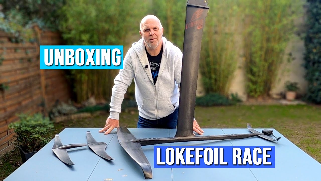UNBOXING LOKEFOIL RACE 95 - Le foil ultime ??? WINFOIL/ FOIL WINDSURFING