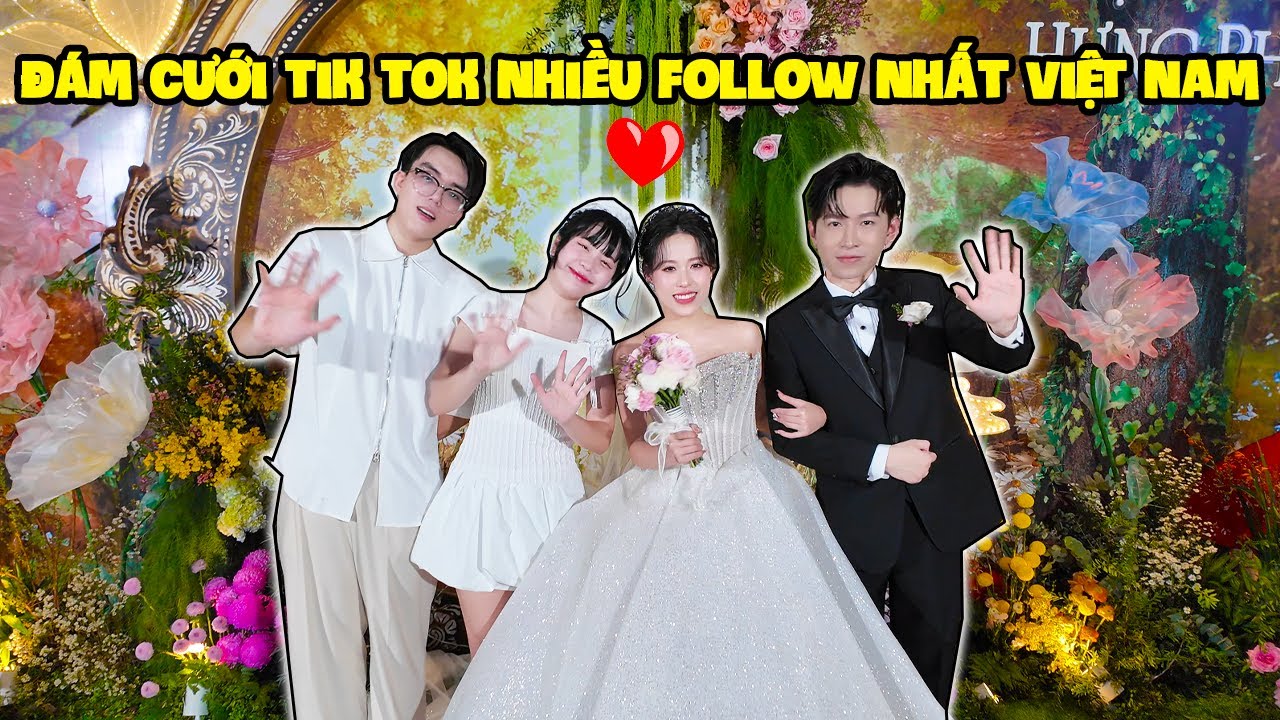 SAMMY VÀ PHONG CẬN DỰ ĐÁM CƯỚI CHỊ TRÀ ĐẶNG TIK TOK NHIỀU FOLLOW NHẤT VIỆT NAM