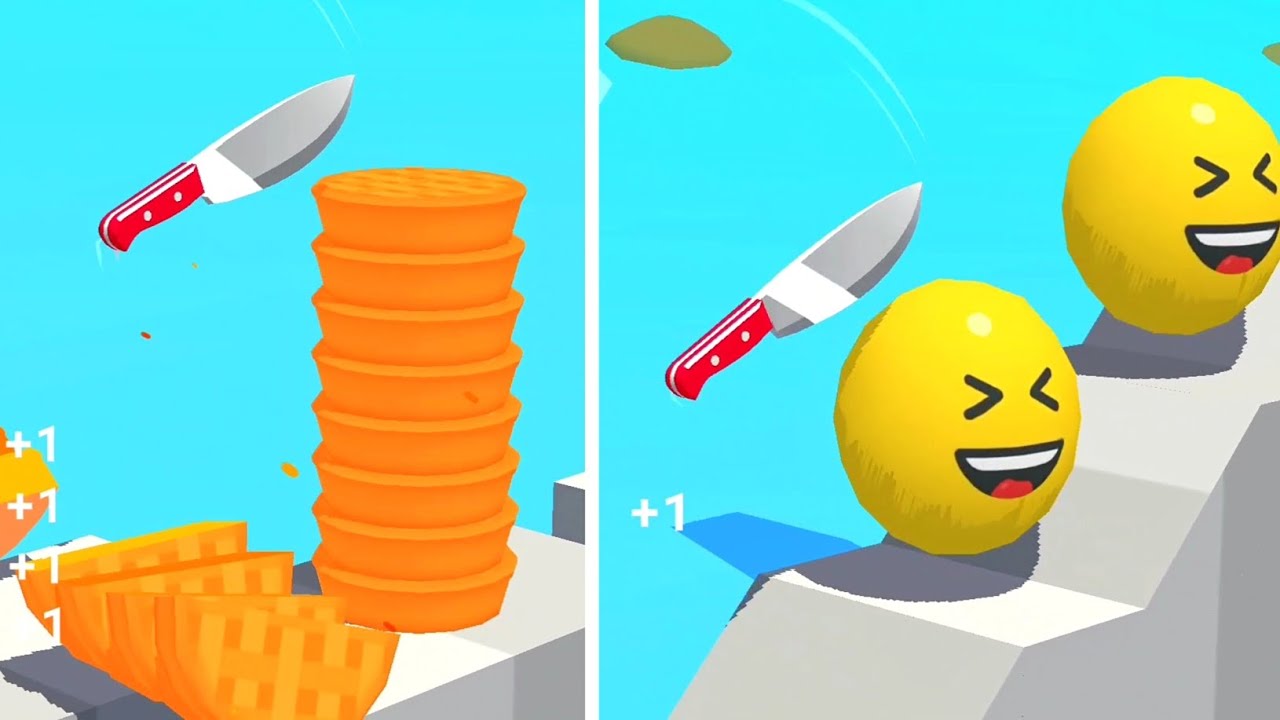 Slice It All Gameplay! Satisfying and relaxing ASMR slicing video