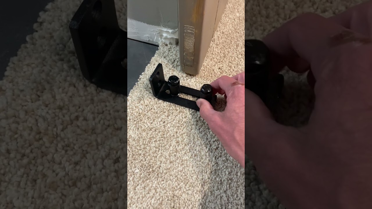 SMARTSTANDARD Sliding Barn Door Adjustable Guide Overview | Recommended? 