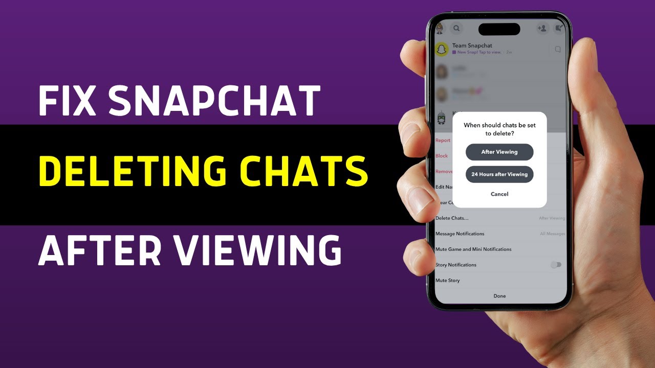 How to Fix Snapchat Automatically Delete Chats After Viewing (2025 GUIDE)