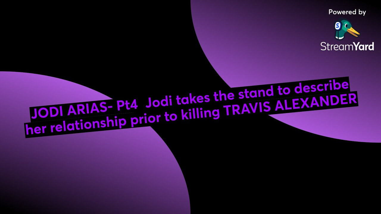 JODI ARIAS- Pt4  Jodi takes the stand to describe her relationship prior to killing TRAVIS ALEXANDER