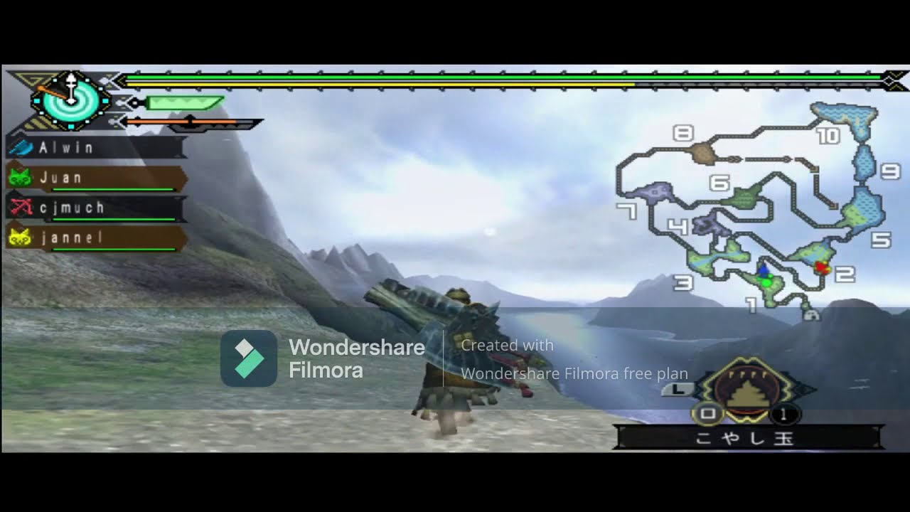 3 Monsters in one video (MHP3rd - PPSSPP) Multiplayer