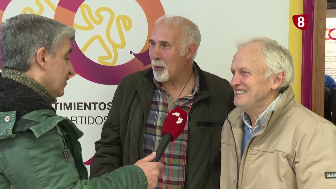 Dos leyendas del f&uacute;tbol palentino