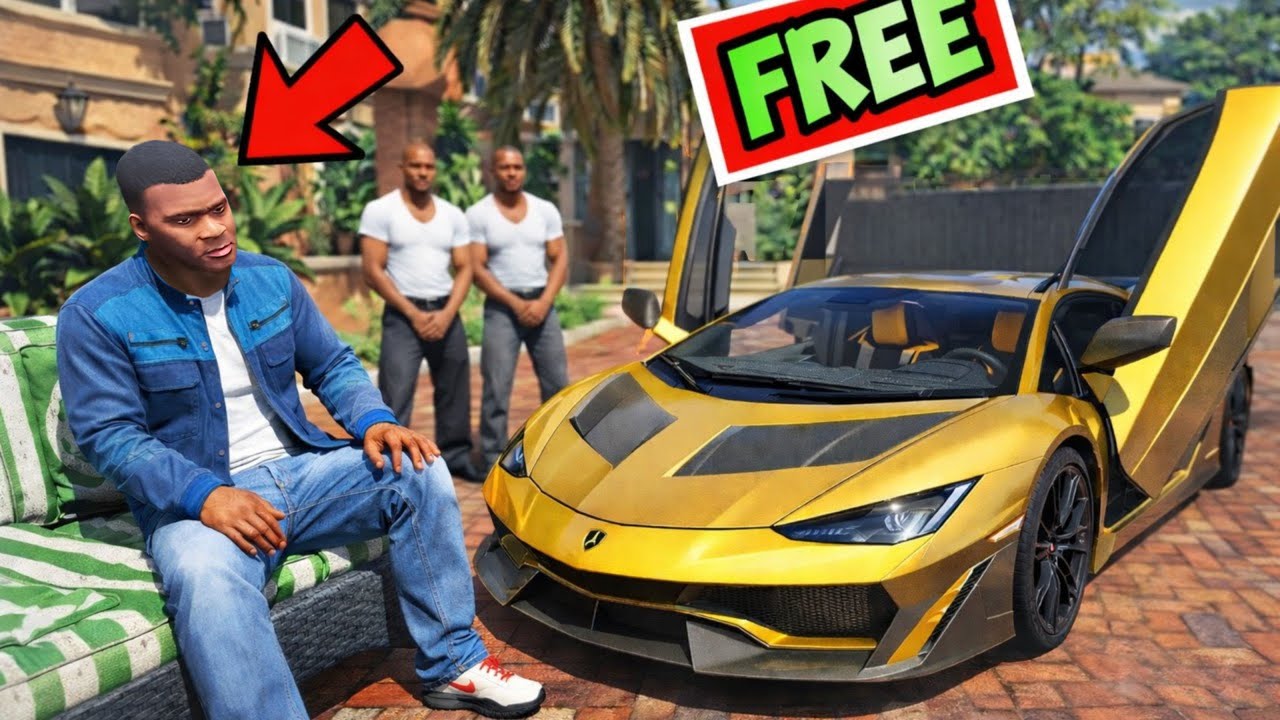 FRANKLIN GOT A NEW 2026 GOLDEN LAMBORGHINI 😎🔥| DANGEROUS RAMP MISSION 😱 | GTA 5 CAR STORY TELUGU
