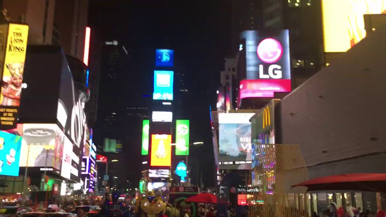 NYC Lights are ON in Blackout Time Square!!