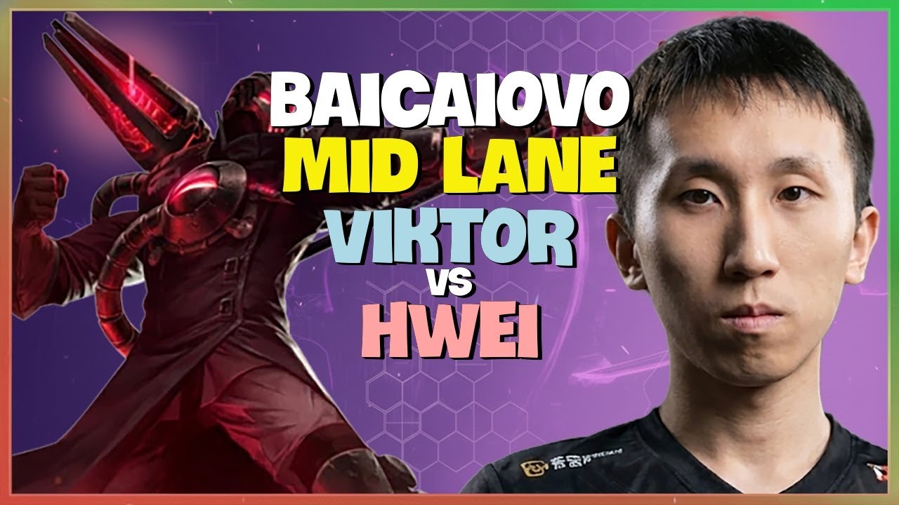 Baicaiovo Top 2 Super Server Challenger Viktor Mid Lane Macro and Positioning Engsub