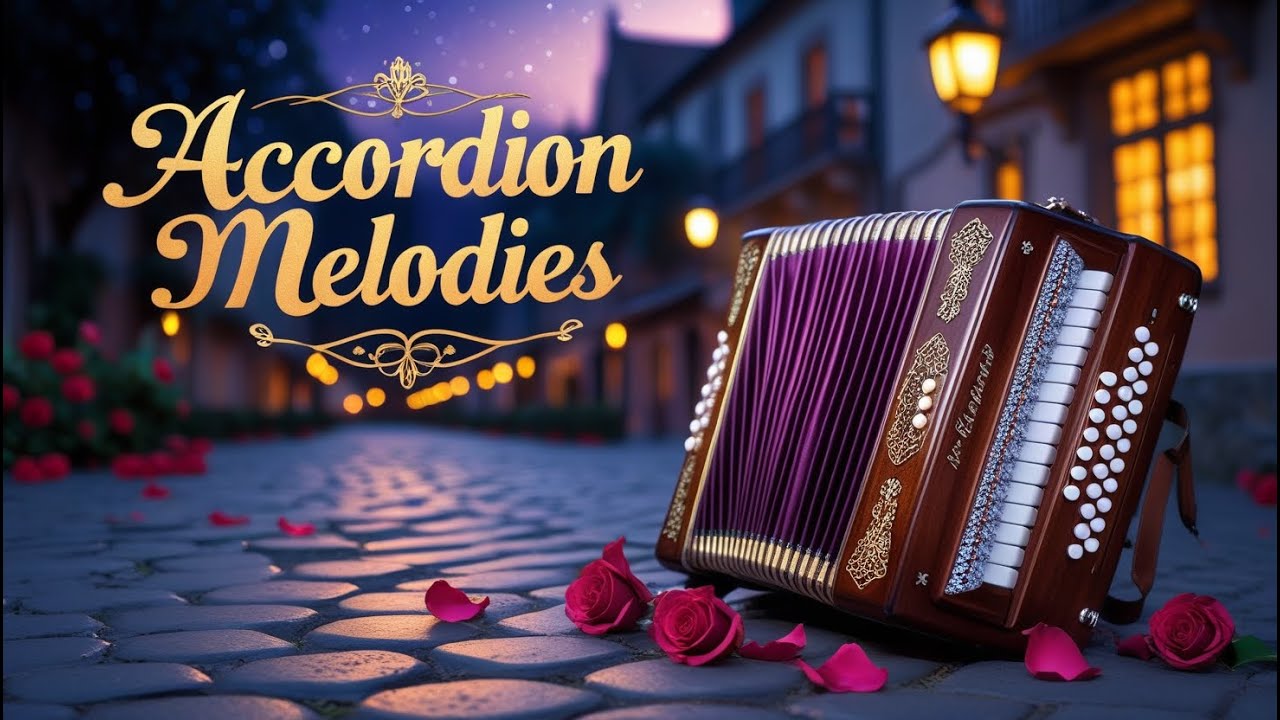 Soothing Accordion Music for Relaxation | Cafe Ambience