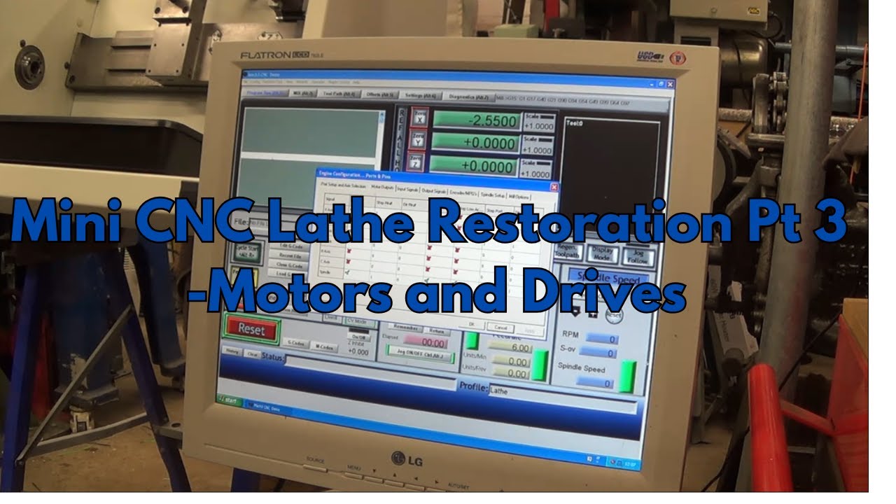 Mini CNC lathe Restoration Part 3 - Motors and Drives