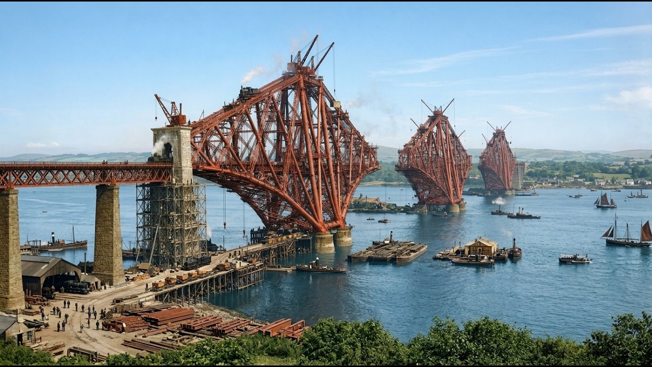 How Was the Forth Bridge Built - The Insane Engineering of Scotland's Steel Monster