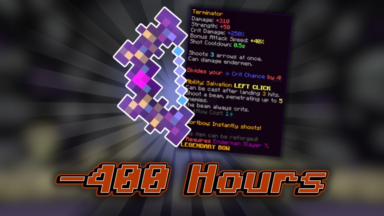 This Bow Cost Me My Sanity...and I Didn't Record ANYTHING... (Hypixel Skyblock)