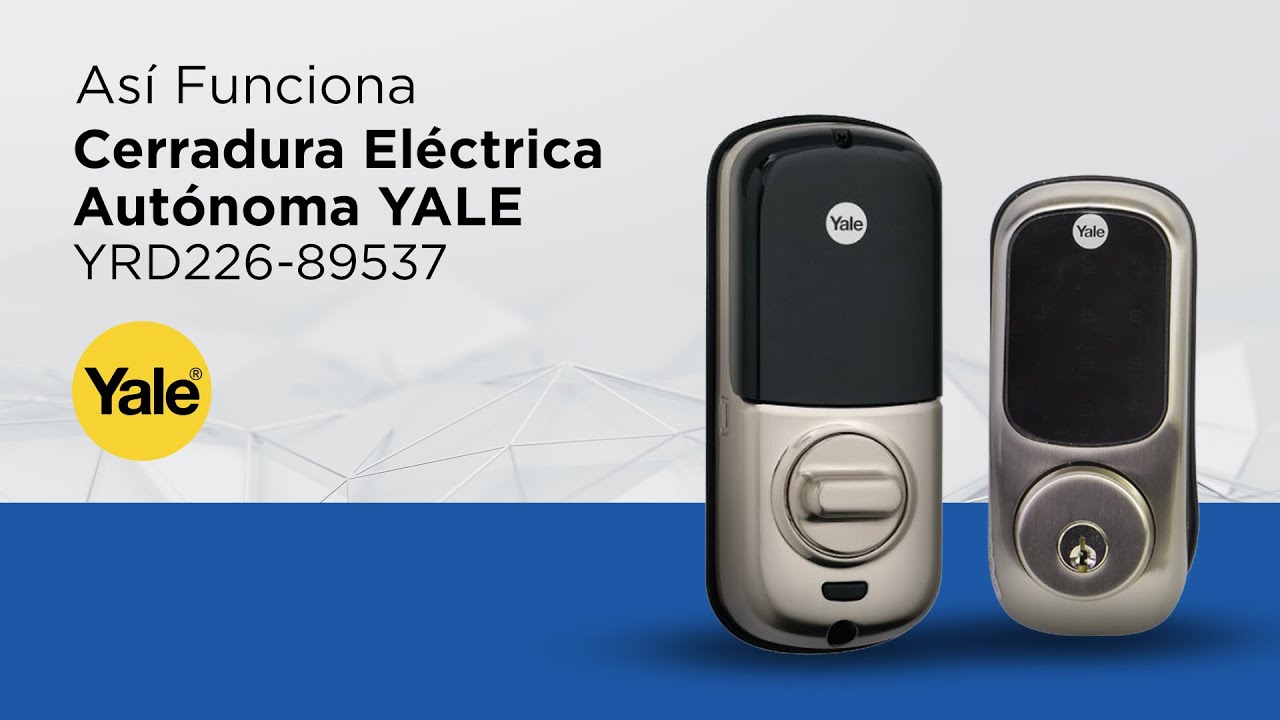 Así Funciona Cerradura Eléctrica Autónoma YALE YRD226 - 89537